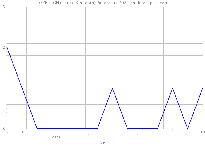 DRYBURGH (United Kingdom) Page visits 2024 