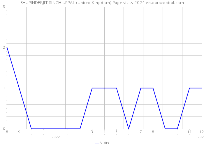 BHUPINDERJIT SINGH UPPAL (United Kingdom) Page visits 2024 