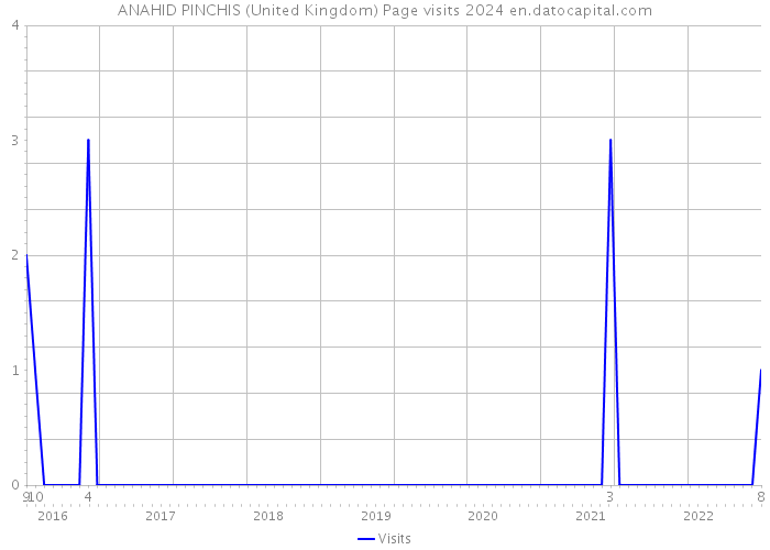 ANAHID PINCHIS (United Kingdom) Page visits 2024 