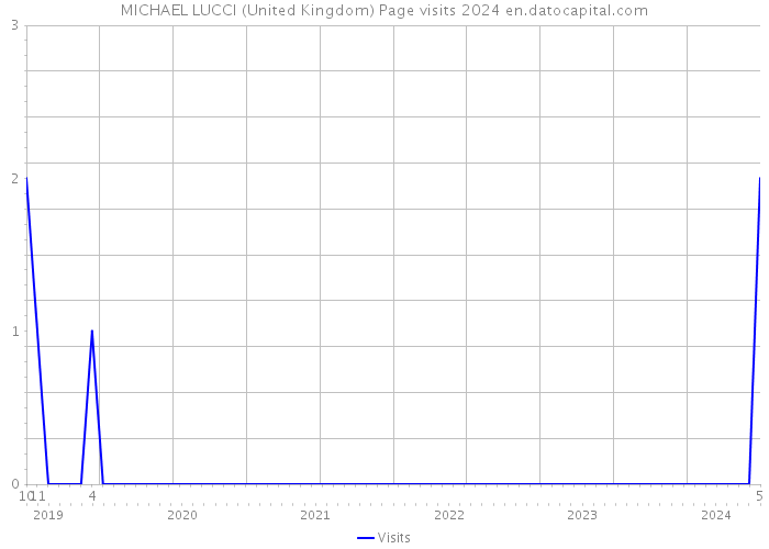MICHAEL LUCCI (United Kingdom) Page visits 2024 
