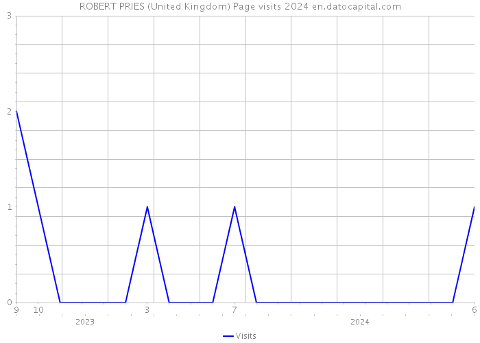 ROBERT PRIES (United Kingdom) Page visits 2024 