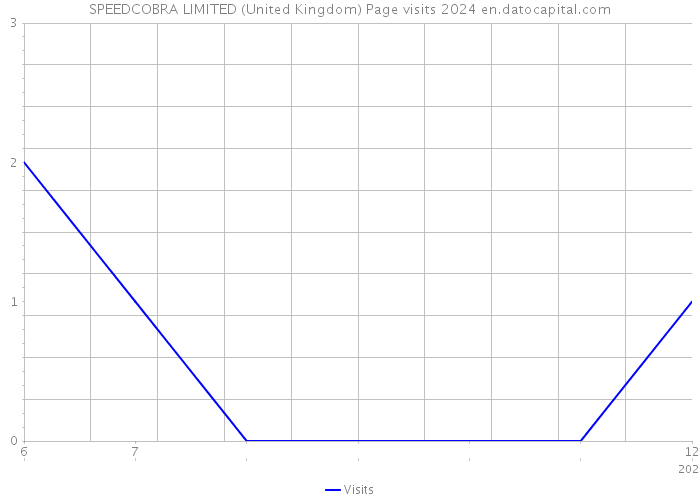 SPEEDCOBRA LIMITED (United Kingdom) Page visits 2024 