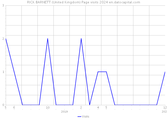 RICK BARNETT (United Kingdom) Page visits 2024 