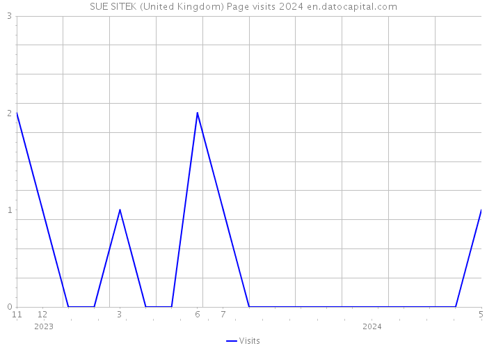SUE SITEK (United Kingdom) Page visits 2024 