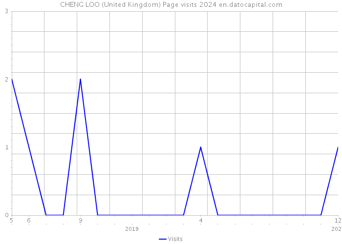 CHENG LOO (United Kingdom) Page visits 2024 