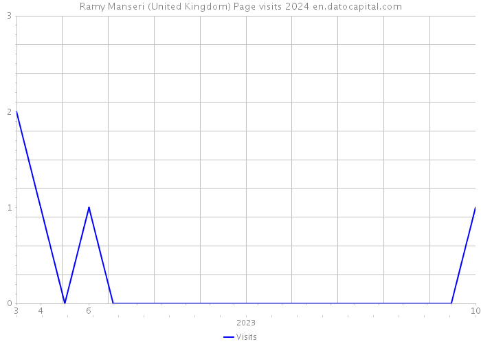 Ramy Manseri (United Kingdom) Page visits 2024 