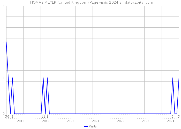 THOMAS MEYER (United Kingdom) Page visits 2024 