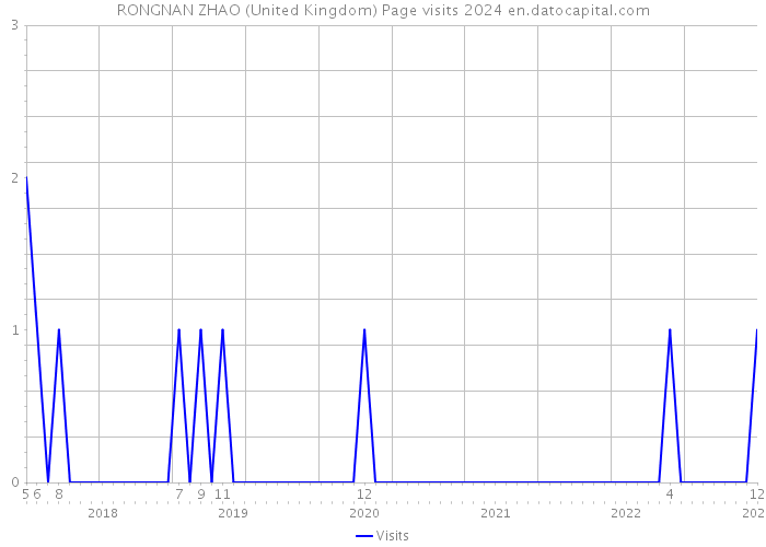 RONGNAN ZHAO (United Kingdom) Page visits 2024 