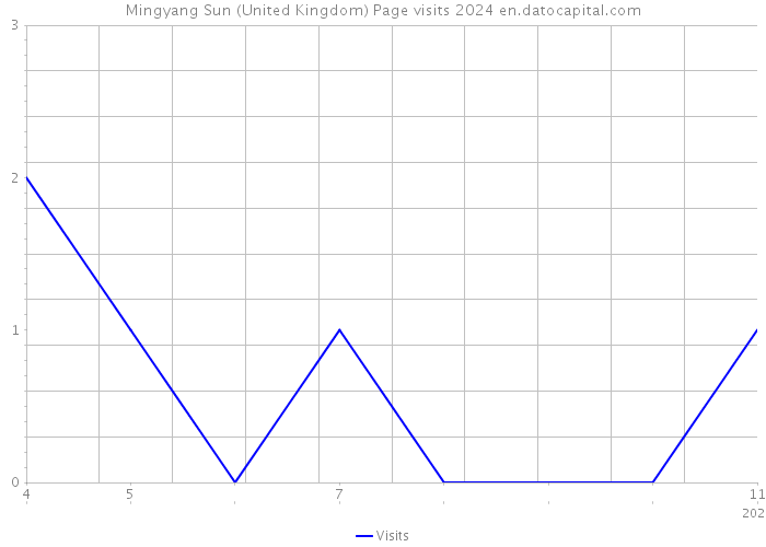 Mingyang Sun (United Kingdom) Page visits 2024 