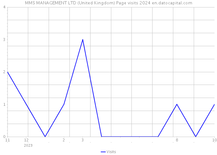 MMS MANAGEMENT LTD (United Kingdom) Page visits 2024 