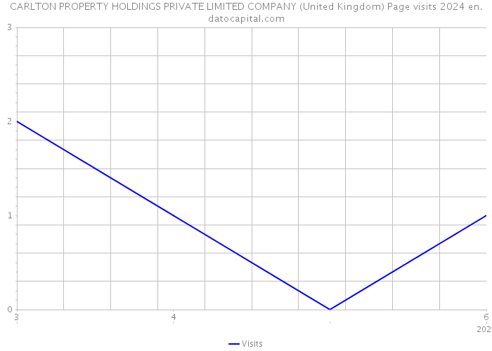 CARLTON PROPERTY HOLDINGS PRIVATE LIMITED COMPANY (United Kingdom) Page visits 2024 