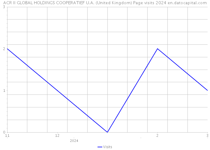 ACR II GLOBAL HOLDINGS COOPERATIEF U.A. (United Kingdom) Page visits 2024 