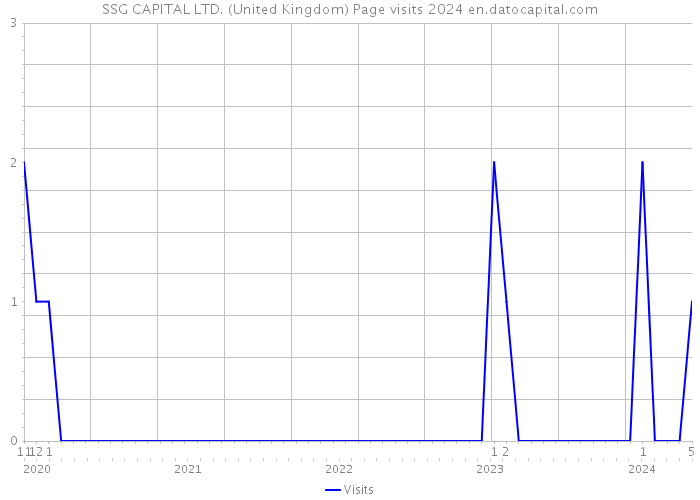 SSG CAPITAL LTD. (United Kingdom) Page visits 2024 