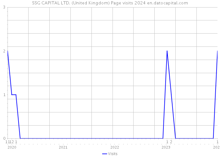 SSG CAPITAL LTD. (United Kingdom) Page visits 2024 