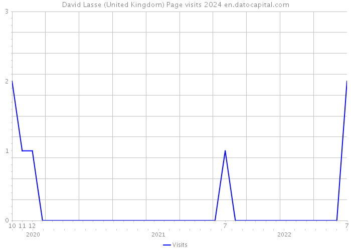 David Lasse (United Kingdom) Page visits 2024 