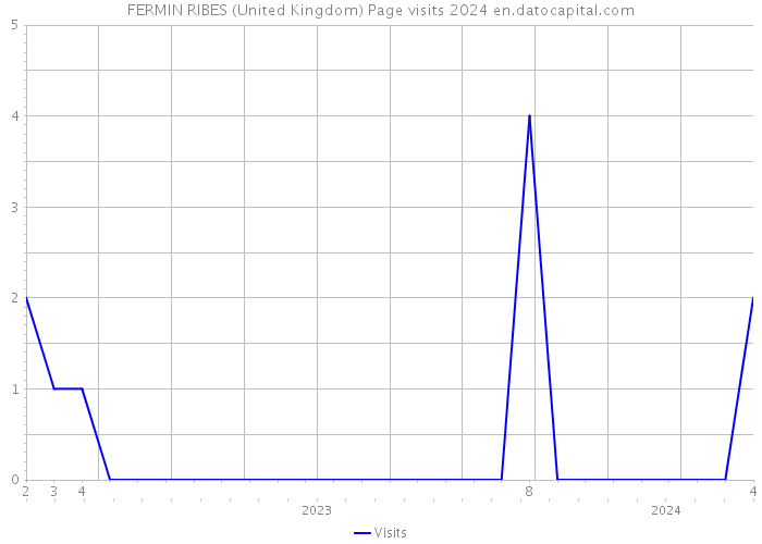 FERMIN RIBES (United Kingdom) Page visits 2024 