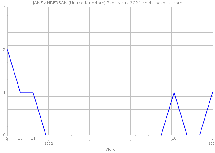 JANE ANDERSON (United Kingdom) Page visits 2024 