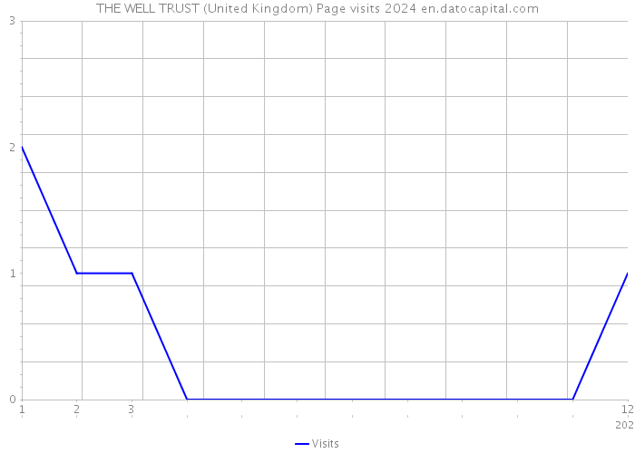 THE WELL TRUST (United Kingdom) Page visits 2024 