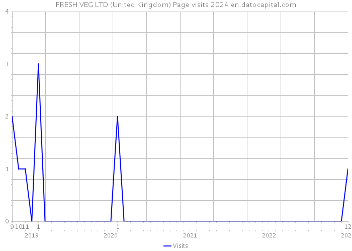 FRESH VEG LTD (United Kingdom) Page visits 2024 
