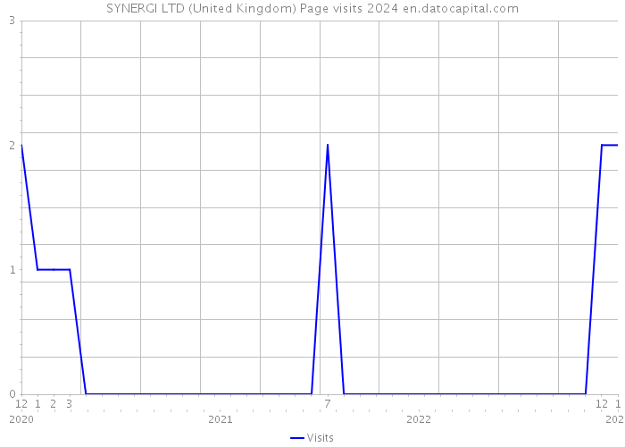 SYNERGI LTD (United Kingdom) Page visits 2024 