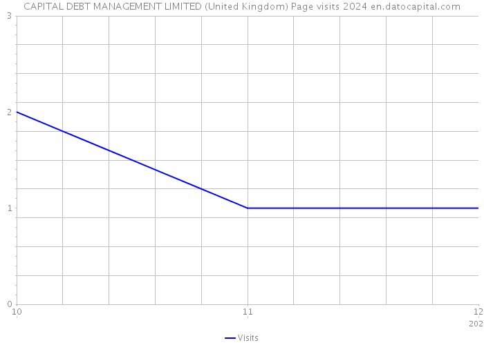 CAPITAL DEBT MANAGEMENT LIMITED (United Kingdom) Page visits 2024 