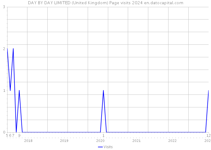 DAY BY DAY LIMITED (United Kingdom) Page visits 2024 