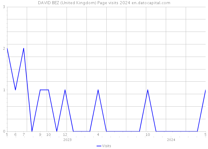 DAVID BEZ (United Kingdom) Page visits 2024 