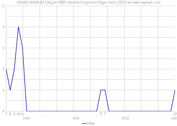 ADAM CHARLES GALLACHER (United Kingdom) Page visits 2024 