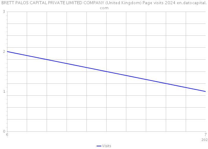 BRETT PALOS CAPITAL PRIVATE LIMITED COMPANY (United Kingdom) Page visits 2024 