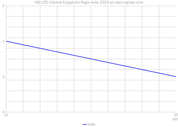NSJ LTD (United Kingdom) Page visits 2024 