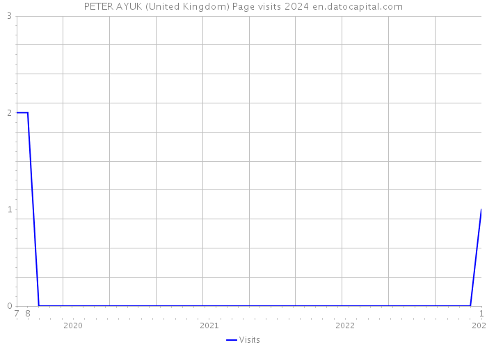 PETER AYUK (United Kingdom) Page visits 2024 