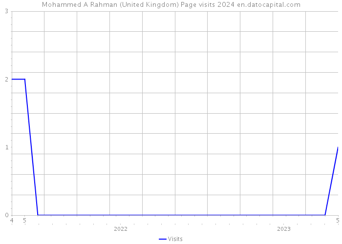 Mohammed A Rahman (United Kingdom) Page visits 2024 