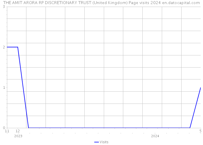 THE AMIT ARORA RP DISCRETIONARY TRUST (United Kingdom) Page visits 2024 