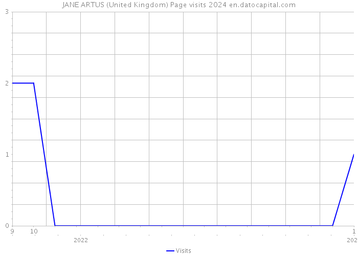 JANE ARTUS (United Kingdom) Page visits 2024 