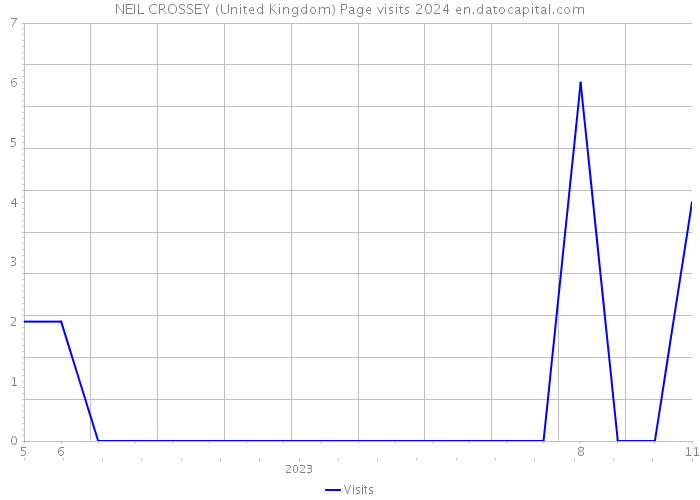 NEIL CROSSEY (United Kingdom) Page visits 2024 