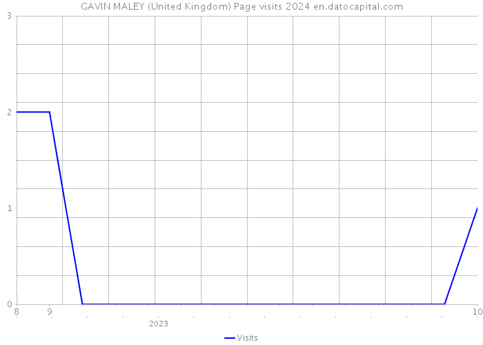 GAVIN MALEY (United Kingdom) Page visits 2024 