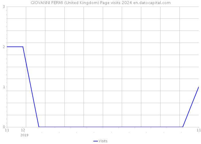 GIOVANNI FERMI (United Kingdom) Page visits 2024 
