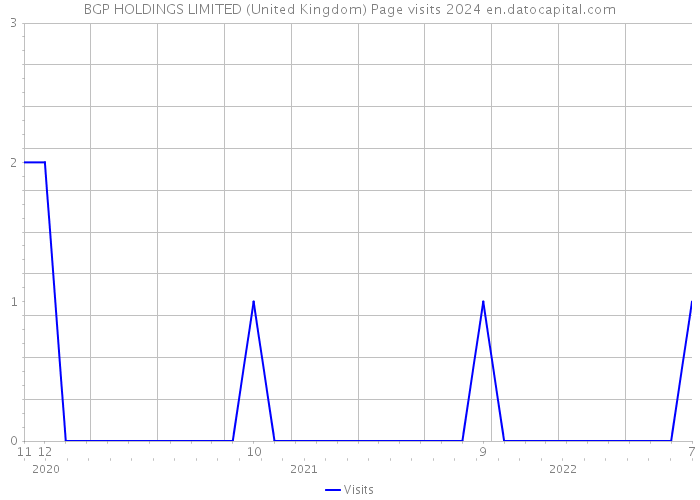 BGP HOLDINGS LIMITED (United Kingdom) Page visits 2024 