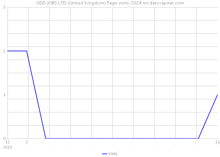 ODD JOBS LTD (United Kingdom) Page visits 2024 