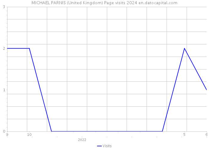 MICHAEL PARNIS (United Kingdom) Page visits 2024 