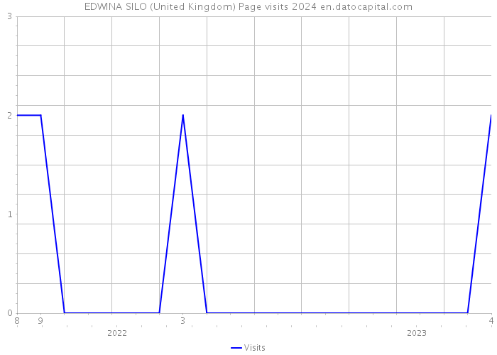 EDWINA SILO (United Kingdom) Page visits 2024 