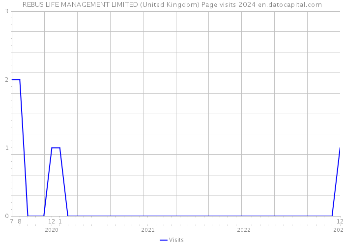 REBUS LIFE MANAGEMENT LIMITED (United Kingdom) Page visits 2024 