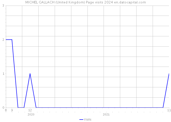 MICHEL GALLACH (United Kingdom) Page visits 2024 