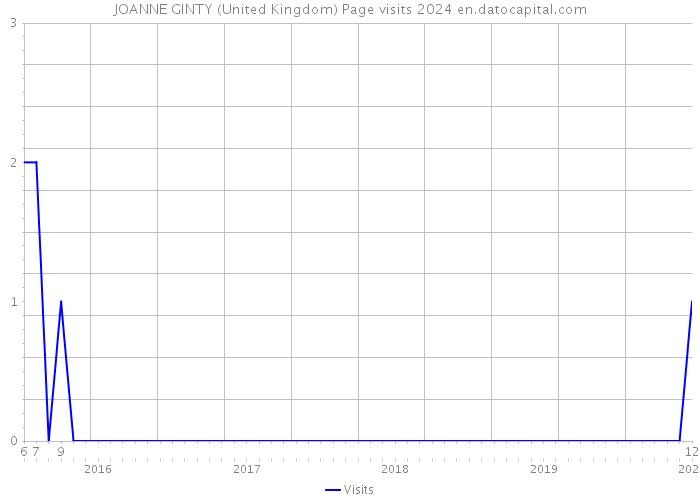 JOANNE GINTY (United Kingdom) Page visits 2024 