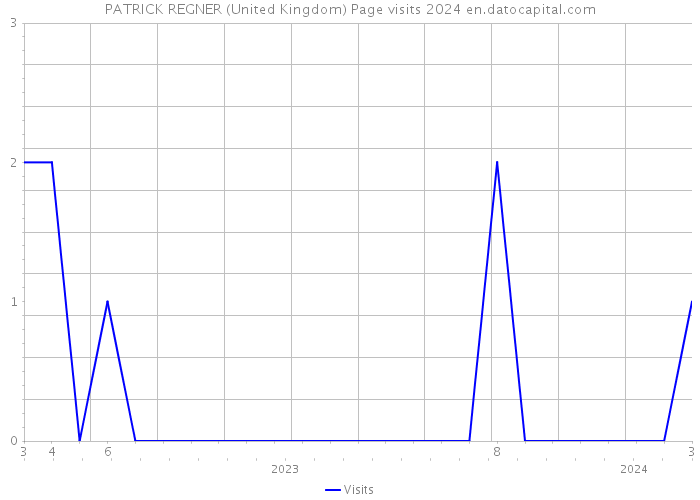 PATRICK REGNER (United Kingdom) Page visits 2024 