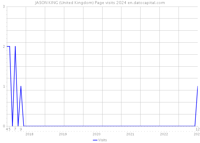 JASON KING (United Kingdom) Page visits 2024 