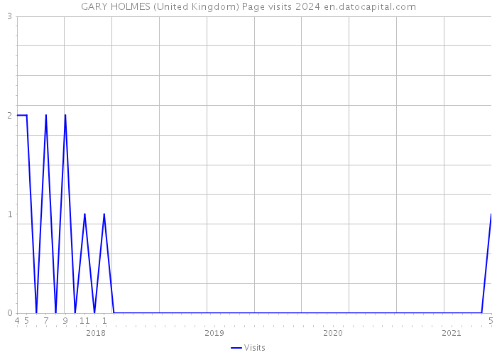 GARY HOLMES (United Kingdom) Page visits 2024 