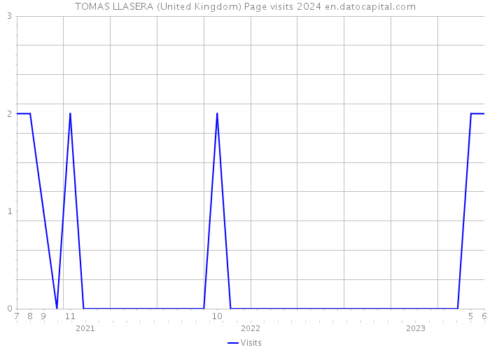 TOMAS LLASERA (United Kingdom) Page visits 2024 