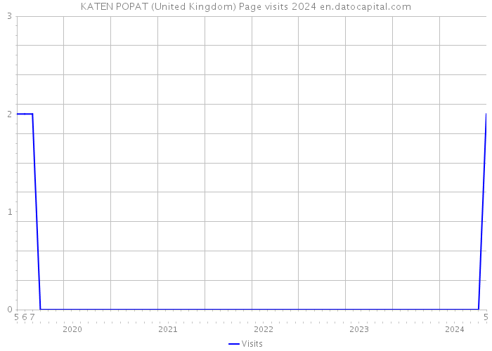 KATEN POPAT (United Kingdom) Page visits 2024 