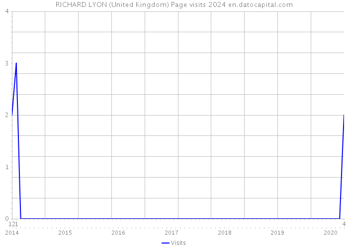 RICHARD LYON (United Kingdom) Page visits 2024 